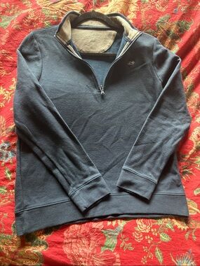 Women’s Navy Quarter-Zip Pullover Sweater